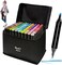 80-Color Dual-Tip Alcohol Marker Set – Blender Art Markers for Sketching, Coloring & Illustration